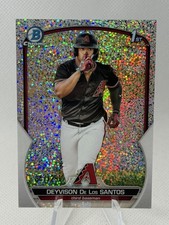 Deyvison De Los Santos - 2023 Bowman Chrome #BCP-116 Speckle /299 1st Bowman