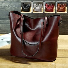 Womens Large Vintage Style Shoulder Tote Bag ...