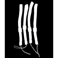 White Wrist Strap For Nintendo Wii Controller - 4 Pack NEW 