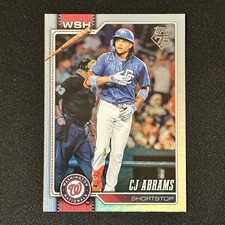 2026 Topps Series 1 CJ Abrams Rainbow Foil #152 Nationals