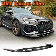 Dry Carbon Frontlippe Spoilerschwert Frontspoiler Passt für Audi RS3 8Y 2022-24