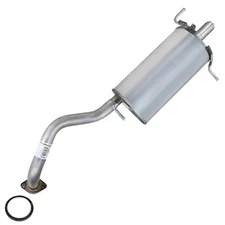 Stainless Steel Rear Exhaust Muffler fits: 2007-2012 Nissan Sentra 2.0L