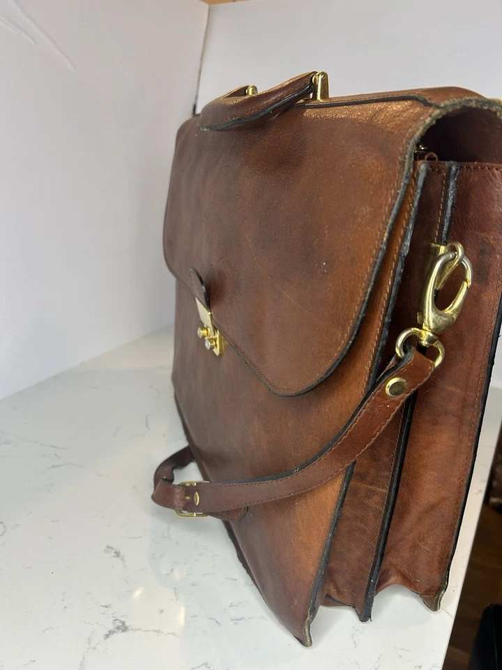 Mensajero/maletín de cuero Bosca Correspondent Foto 2 de 4