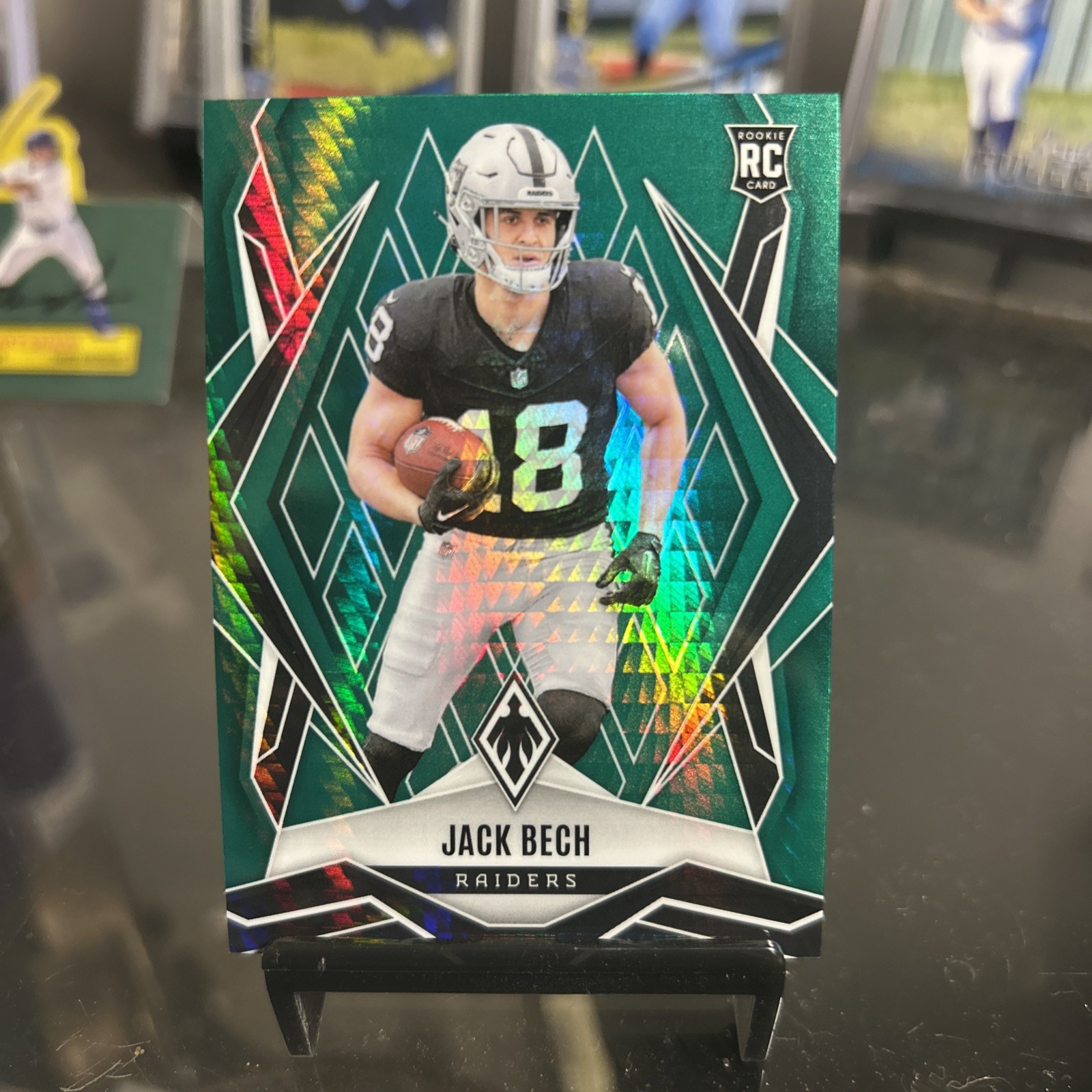 2025 Panini Phoenix - Jack Bech #188 Green Rookie Parallel RC 21/149 Raiders