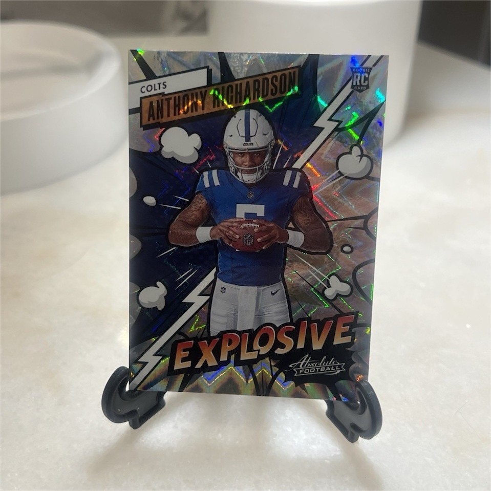 2023 Panini Absolute Explosive Rookie Insert Anthony Richardson #38 Colts