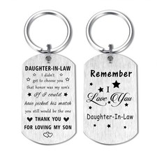 Futrue Daughter in Law Gifts from Mother in Law, I Love My Daughter in law Ke...