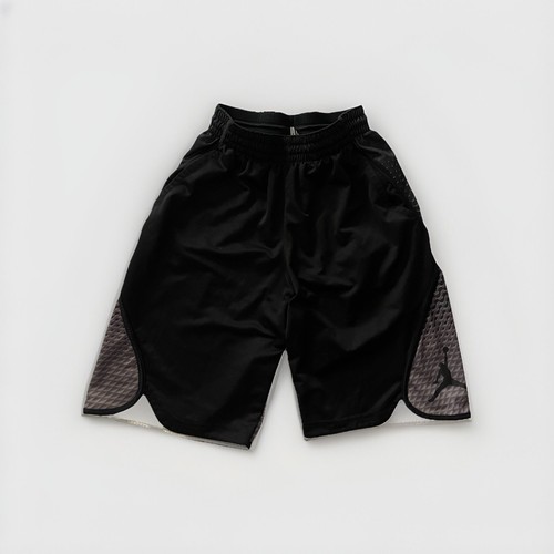 Nike Jordan Basketball Shorts Boys Size S Black Grey Small Youth Athletic Wear - Picture 1 of 5