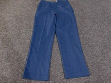 Alfred Dunner Pants Womens 8 Blue Classic Fit Comfort Waist Pull On Dressy