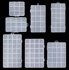 New Transparent Storage container Jewelry Box Clear Plastic Display Case