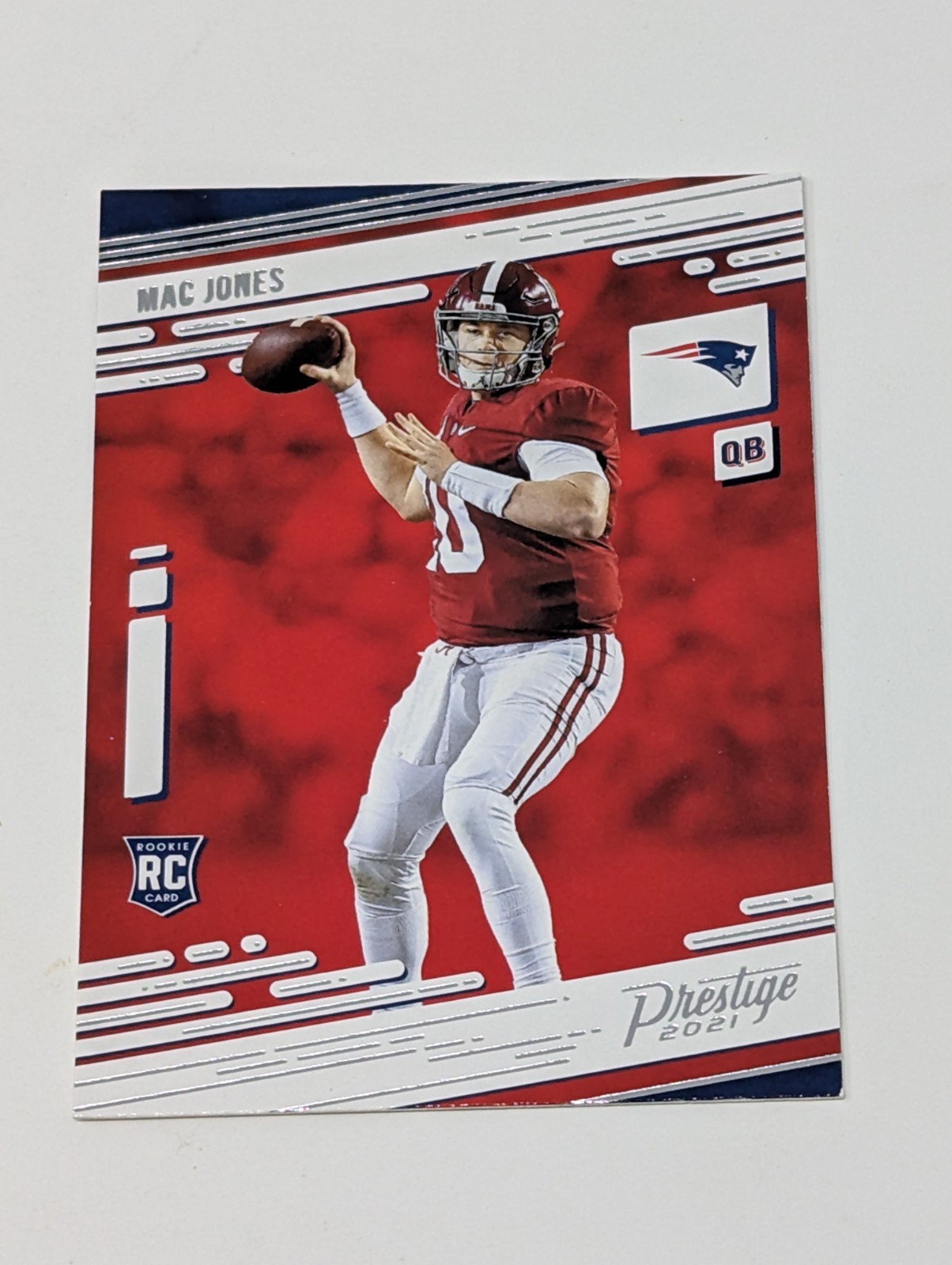 2021 Panini Prestige Football Card Mac Jones #205 RC - Patriots