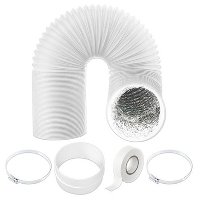 UNIVERSAL Klimaschlauch Entlüfter Verlängerungsset Klimaanlage AC Kanal 3m 5'' 125mm