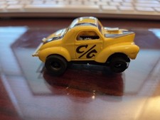 Aurora Thunder Jet 500  1474 Willys Gasser   TUFF ONES   Yellow