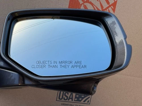 2013-2017 HONDA ACCORD SEDAN RIGHT PASSENGER SIDE MIRROR W/ CAMERA NH797MX