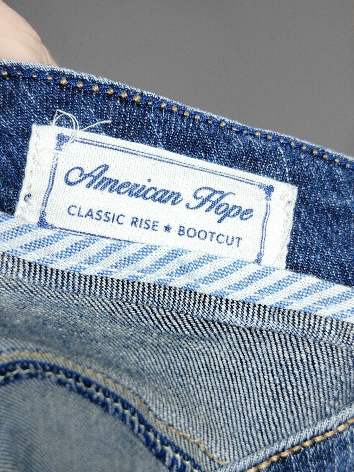 Tommy Hilfiger Womens 12 Classic Rise Bootcut Distressed 5 Pocket Denim Jeans thumbnail 4