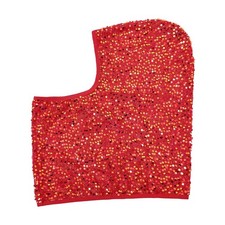 One Piece Neck Cover Muslim Women Hijab Shawl Wrap Turban Sequins Wrap Hat Party