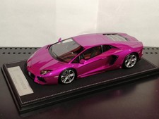 Kyosho Lamborghini Aventador Clear Purple Red FrontiArt