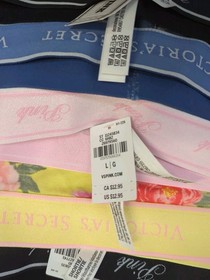 NWT Victoria Secret VS Pink Panty Lot of 50 Size Large Wholesale Resale Styles
