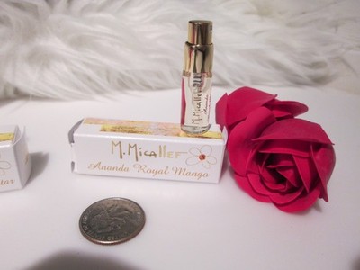 Ananda Royal Mango EXCLUSIVE! M.Micallef  latest Release Drop NIB 0.06 fl oz.HTF