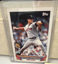 Topps Roger Clemens 1993 Topps #4 Boston Red Sox MLB Base Set Baseball Card