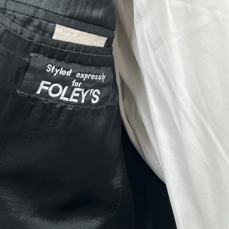 CHAPS RALPH LAUREN Mens 44R Gray Wool Cashmere Blazer Sport Coat Suit Jacket - Image 4 of 4