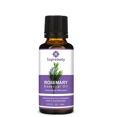 SUPREMELY Rosemary Essential Oil Aroma Energy Sweet Dreams Sleep relieve stress Life 10 ML