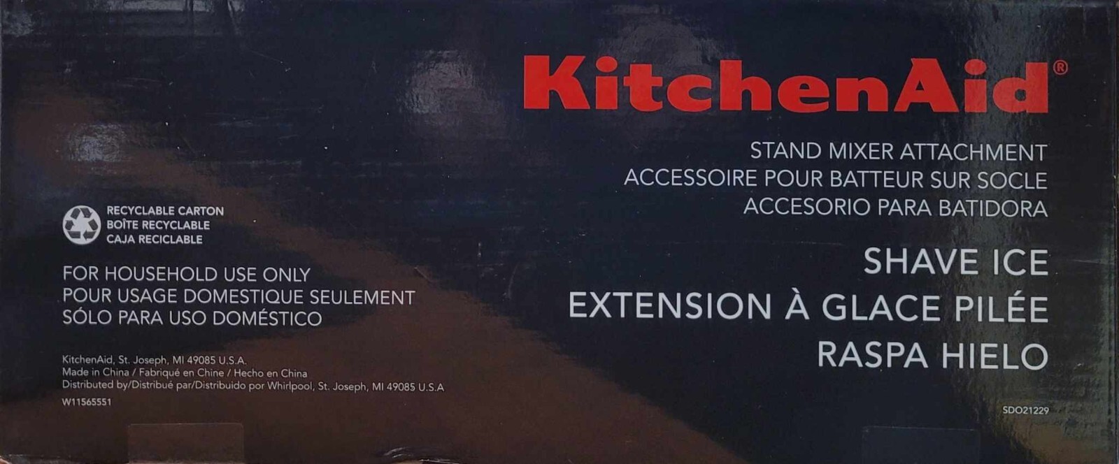 **NEW** KitchenAid KSMSIA Shave Ice Attachment White 883049616841 eBay