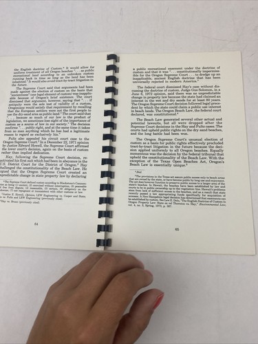 1977 Oregon's Beaches A Birthright Preserved Oregon State Parks Spiral Bound - Picture 16 of 21