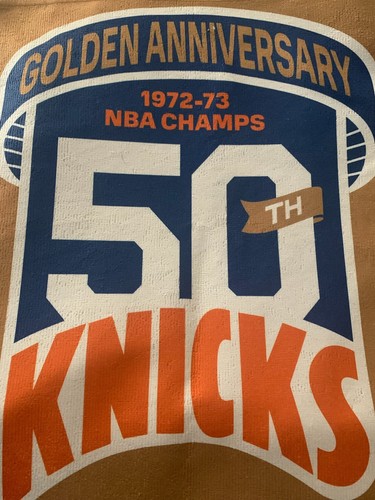 NY KNICKS RALLY TOWEL SGA 50th ANNIVERSARY 1973 CHAMPIONS MSG NYC NBA BASKETBALL - Picture 3 of 3