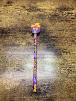 Halloween LISA FRANK Vintage Pencil Witch Colorful