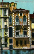 Old postcard AK VENICE Palazzo Contarini Fasan ITALY (496596)