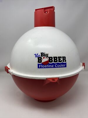 Floating Cooler Shaped Like A Bobber “The Big Bobber” Wading