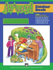 Award Sticker Book for Music Holiday Seasonal Young Children Mixed Peel Off!!