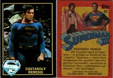 1983 Topps SUPERMAN III Movie Cards - Complete Your Set - You Pick