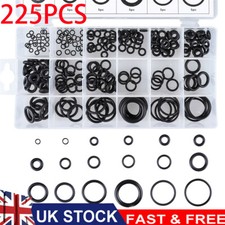 225pc Assorted Rubber Washers O Ring Plumbing Seal Tap Sink Water Gasket Set UK