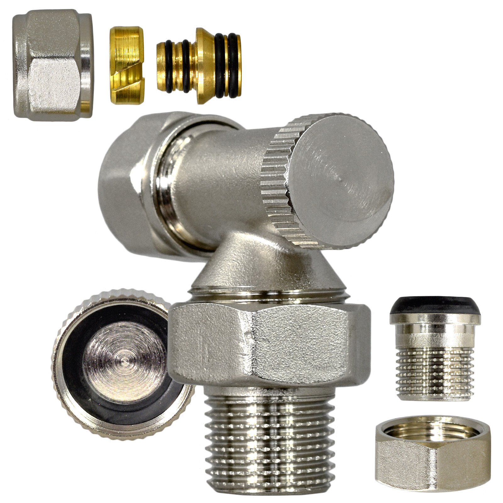 Adapter Klemmringventil M30x1 5 Oventrop Winkeladapter Für