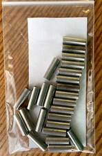 NEW Standoffs, 1/4" round, Stainless steel,  6-32 X 3/4" long, Qty: 25