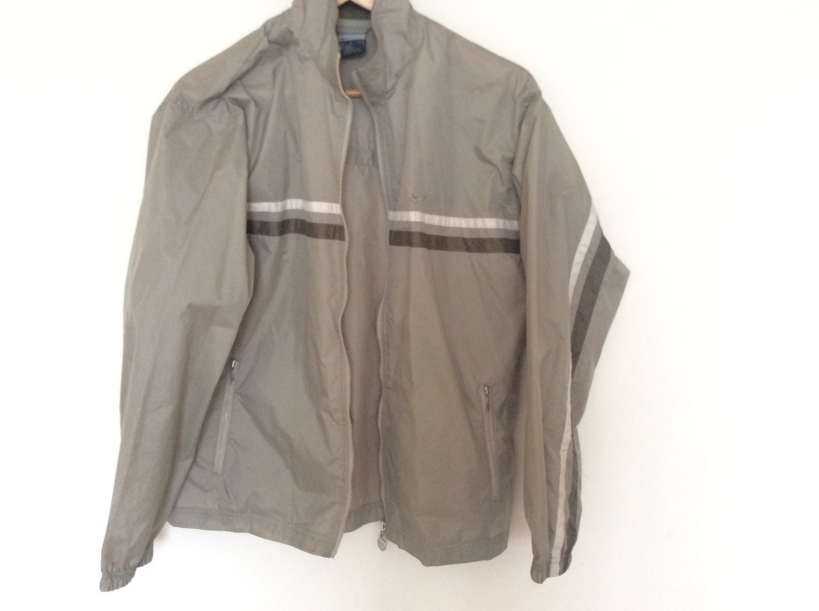Mens Nike khaki jacket Cagoule 
