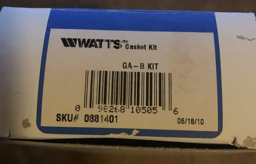 LOT OF 6 NEW WATTS GASKET KIT FOR DIELECTRIC UNIONS  PART # GA-B ~ 3/4" 0881401