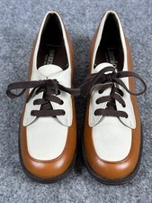 Vintage Lamica Nonesuch Neiman Marcus Leather Tan Brown Size 7N Made In Italy