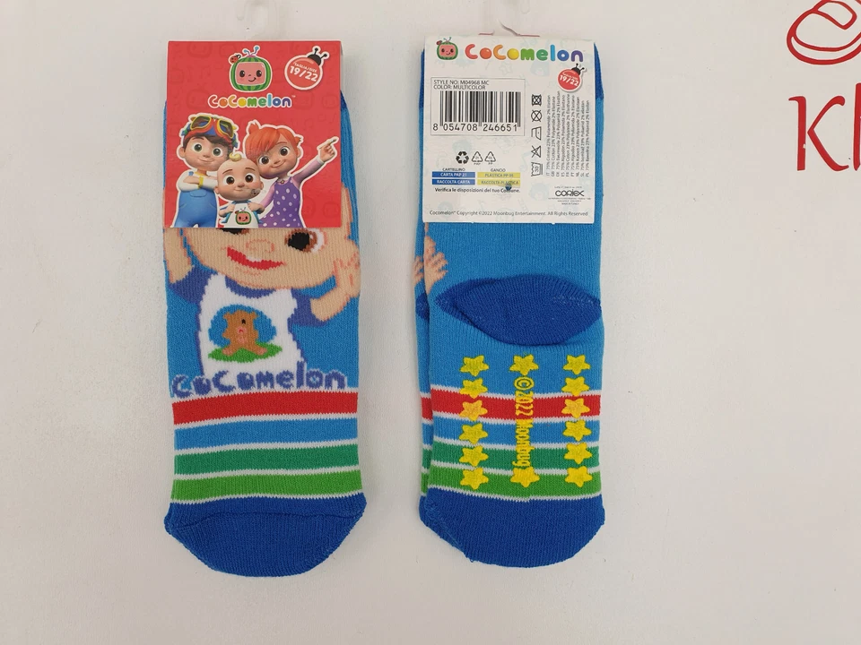 Socken Kindersocken ABS Cocomelon 1 Paar Größe 19/22 23/26 27/30