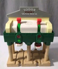 Thomas And Friends Wooden Train Railway Sodor Signal House Light Up Sound Works