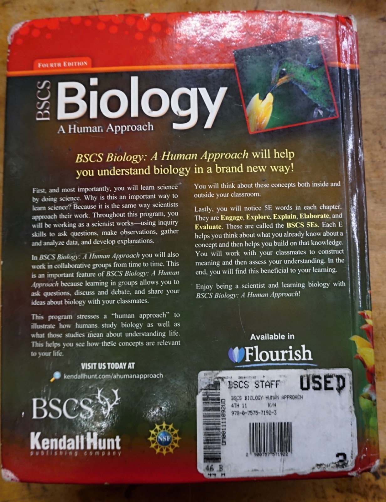 BSCS Biology A Human Approach by Biological Sciences Curriculum Study