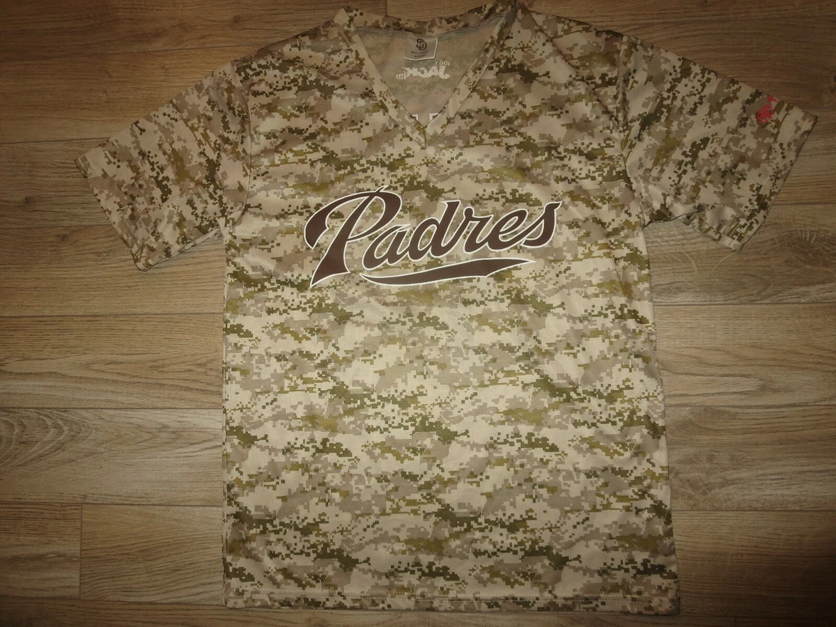 San Diego Padres Camo Camouflage MLB Jersey XL mens