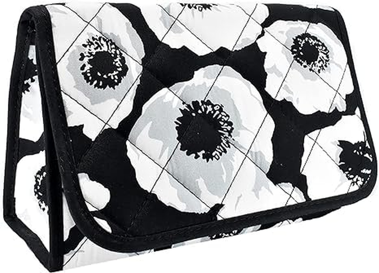 Marisa D'Amico Travel Portable Purse Size Makeup Case Cosmetic Bag with Mirro...