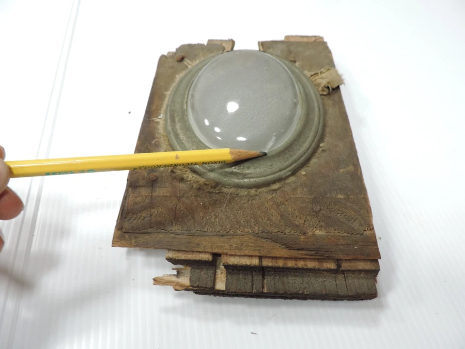 Luz de cúpula interior vintage de 1920 y 1930 - Tal vez Packard de preguerra Big Car Rat Rod Foto 4 de 4