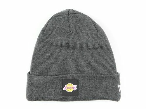 Cappello lana adulto New Era Team Cuff Beanie Lakers 60141877 grigio scuro  | eBay