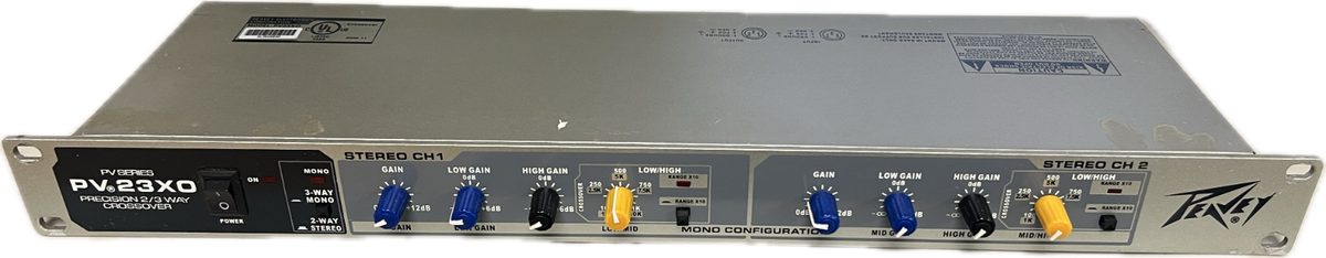 Peavey PV23XO 2-way Stereo / 3-way Mono Crossover | eBay