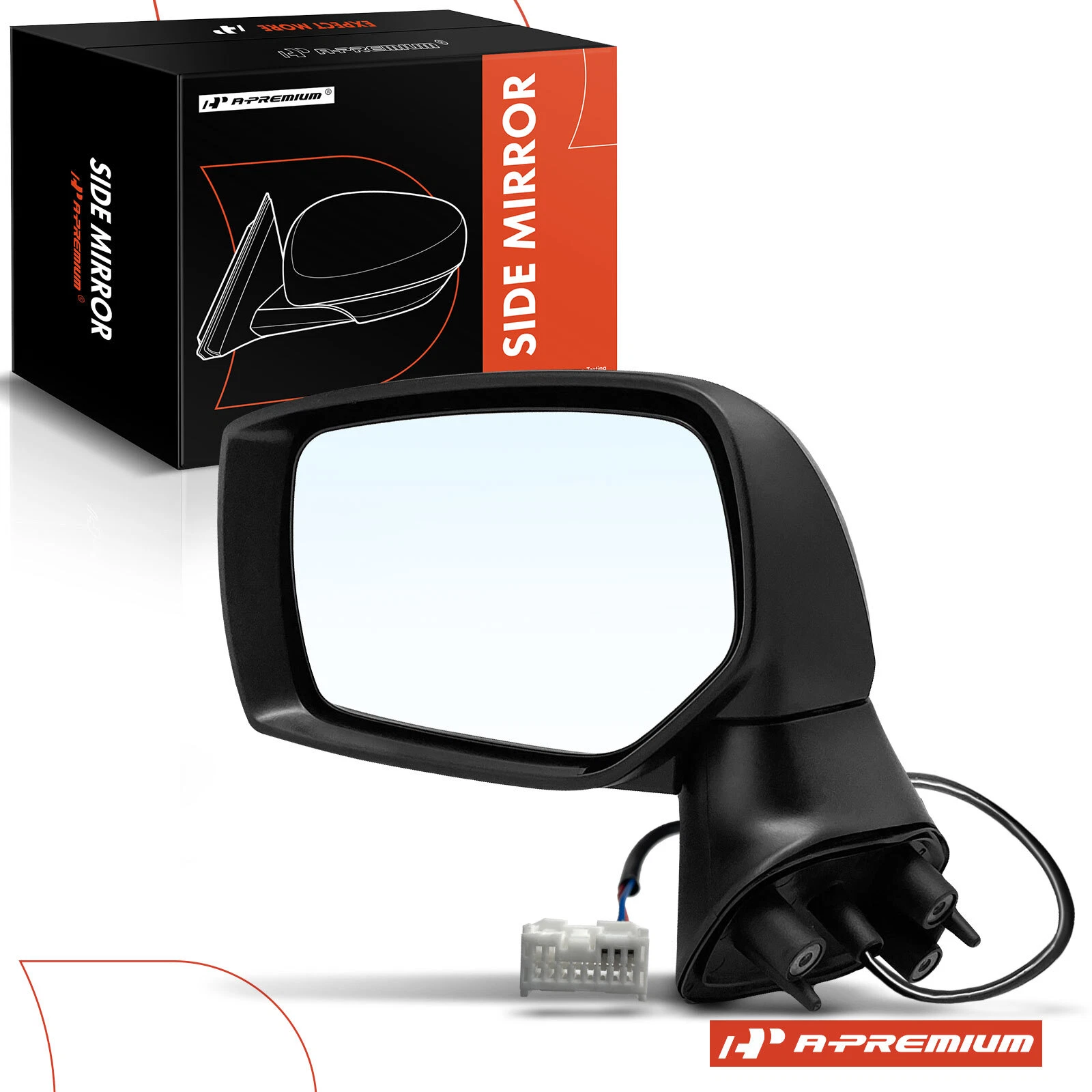 A-Premium Driver Power Adjust Mirror w/ Manual Folding for Subaru Outback 15-16