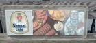 Vintage Natural light beer sign Plastic