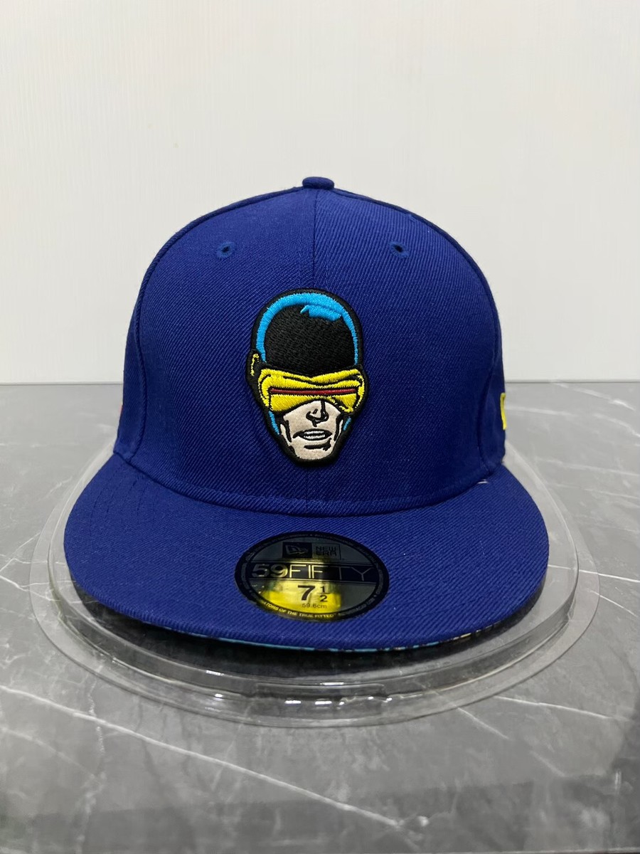 Rare New Era X-Men Cyclops Hat Cap Marvel Comics Snapback Size 7 1
